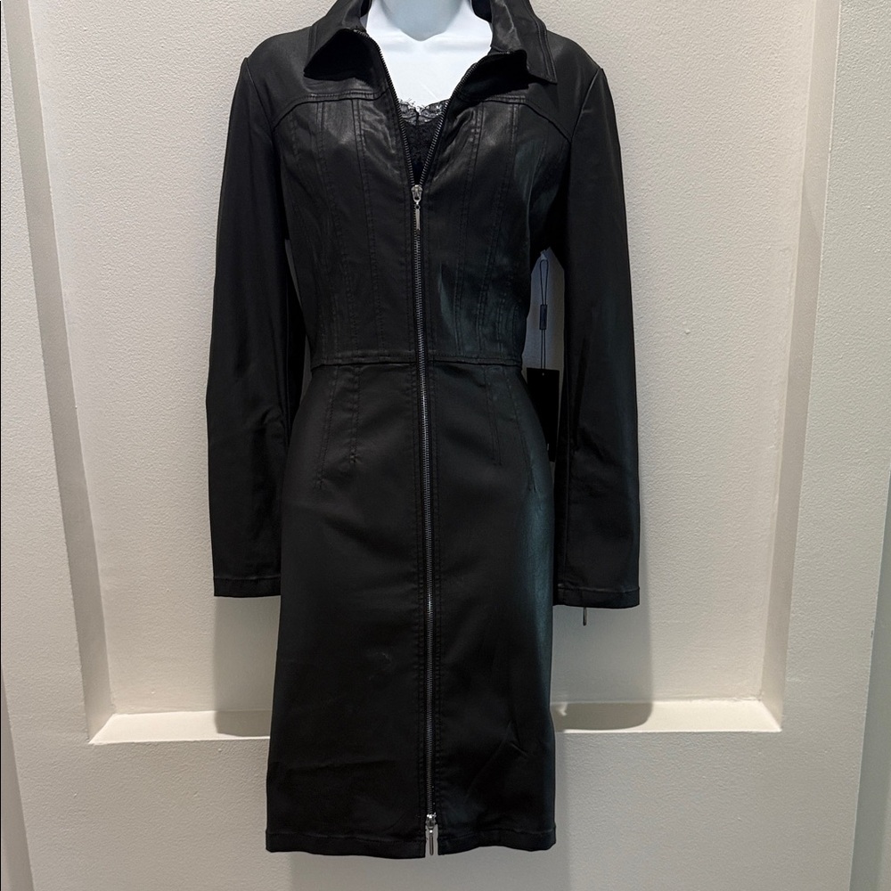 White House Black Market Coated Denim Dress